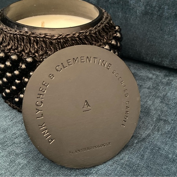 Anthropologie Beaded Gather Candle in Pink Lychee and Clementine NIP - Picture 6 of 7